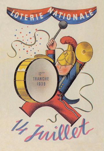 French National Lottery 12x18 Giclee On Canvas