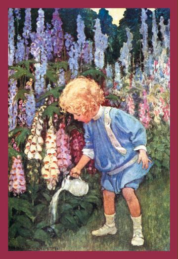 Fairy Gardens 12x18 Giclee On Canvas