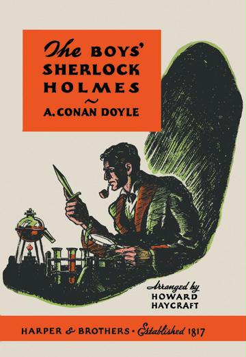 The Boys Sherlock Holmes - book cover - 12x18 Giclee On Canvas