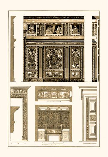 Wall Paintings and Decoration of the Renaissance 12x18 Giclee On Canvas