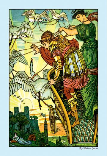 The Fairy of the Desert Carries Off the King 12x18 Giclee On Canvas