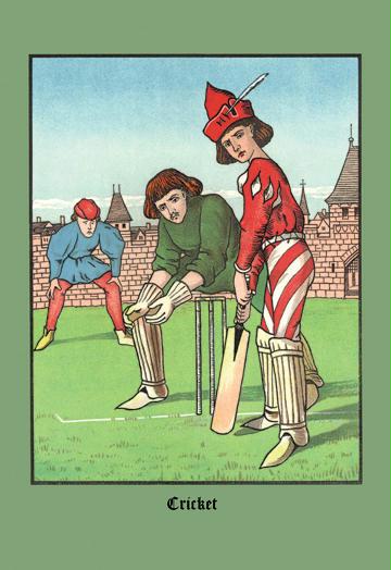 Buyenlarge 11999-3CG12 Cricket 12" x 18" Giclee Print On Canvas