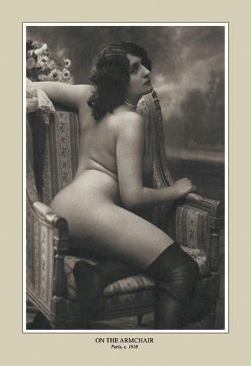 On the Armchair 12x18 Giclee On Canvas