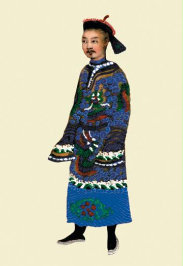 Buyenlarge 14139-5CG12 Chinese Man 12" x 18" Giclee on Canvas