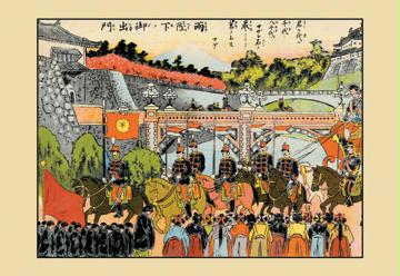 The Procession 12x18 Giclee On Canvas