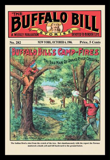 The Buffalo Bill Stories: Buffalo Bill's Camp Fires 12x18 Giclee On Canvas