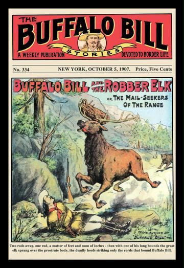 The Buffalo Bill Stories: Buffalo Bill and the Robber Elk 12x18 Giclee On Canvas