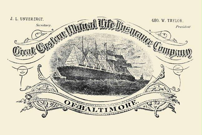 Great Eastern Mutual Life Insurance Company of Baltimore 12x18 Giclee On Canvas