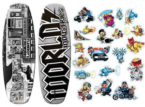 World Industries WIW-2010 Stick-o-rama Wakeboard