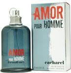 Amor Pour Homme 2.5 oz Eau De Toilette Spray by Cacharel by Amor