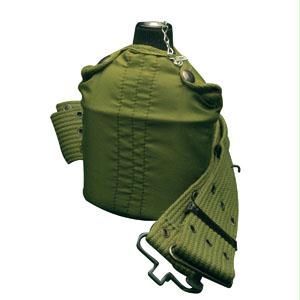 Texsport TX16390 1 Quart Aluminum Canteen Cover and Belt set