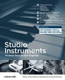 CAKEWALK 10-CWSI1.00-10C CAKEWALK STUDIO INSTRUMENTS - WIN XP Vista / MAC 10.4 OR LATER UB