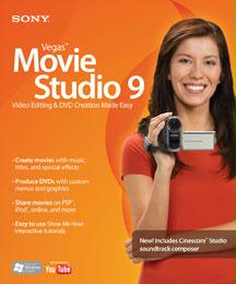 SONY CREATIVE SOFTWARE MSVMS9000 VEGAS MOVIE STUDIO 9.0 - WIN XP Vista