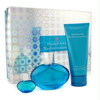 Elizabeth Arden Mediterranean Coffret: Eau De Parfum Spray 50ml Body Lotion 100ml Eau De Parfum Spray 5ml - 3pcs