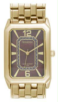 Armitron 20-M4210Bngp Men And Amp;Apos;S Swarovski Crystal Accented Dress Watch