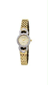 Armitron 75-3339CHGP Women s Swarovski Crystal Accented Heart Watch picture
