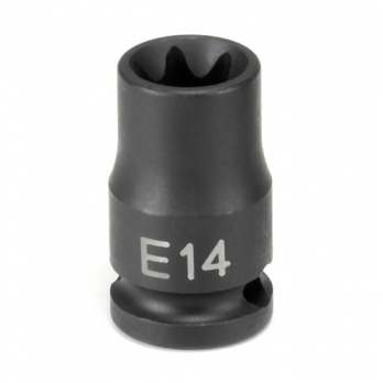 Gry-1114et 0.38 In. Drive X E14 External Star Impact Socket