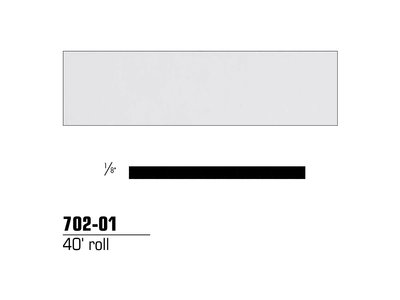 Company Single Stripe Tape - White 0.13 In. X 40 Ft.