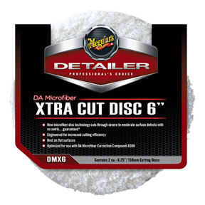 Meguiar's Mgl-dmx6 Da Microfiber Xtra Cut Disc 6 In.