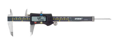 Cen-3c350 0-6 In. & 0 - 150 Mm. Electronic Digital Caliper With Fractions