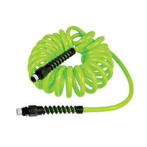 0.25 In. X 20 Ft. Pu Recoil Hose Green