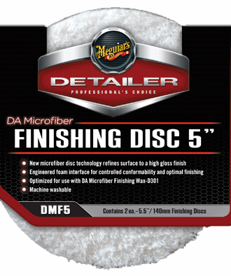 Meguiar's Mgl-dmf5b Da Microfiber Finishing Disc 5 In.