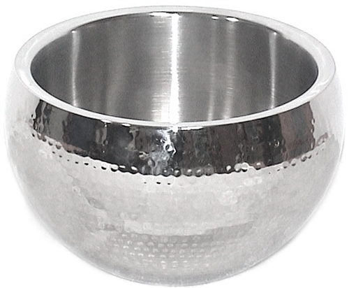 Ributors 82270 Stainless Steel Hammered Bowl, 8 In.