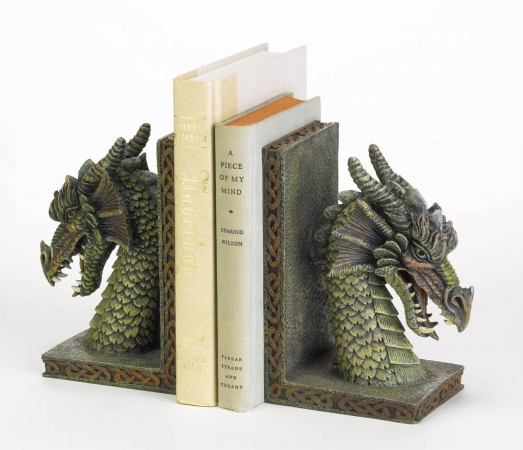 37978 Cresting Dragon Bookends