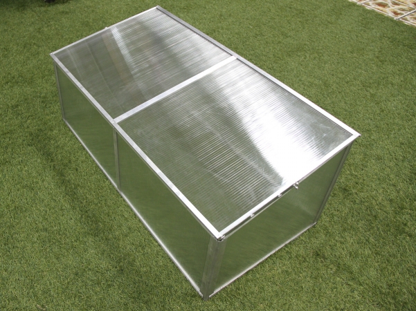 Zenport Sh7005-zd Folding Aluminum Cold Frame Greenhouse