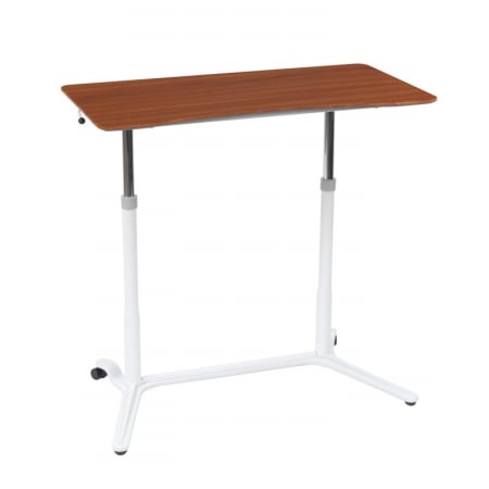 Sierra Adjustable Height Desk - White & Cherry