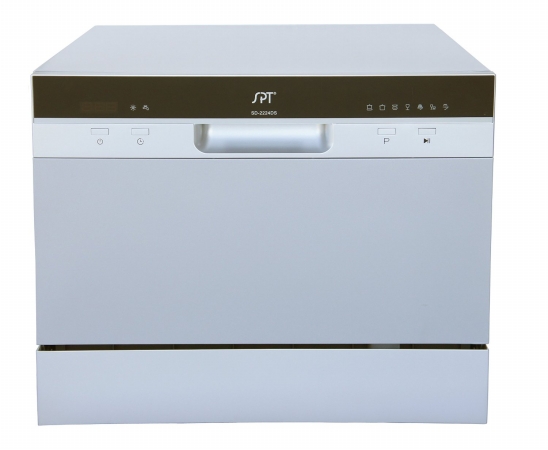 Sd-2224ds Countertop Dishwasher With Delay Start In Silver