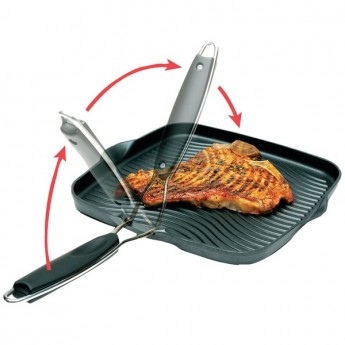 Srft30036s 10 X 10 In. Grill Pan With Foldable Handle