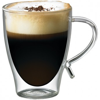 Srft80056az 12 Oz. Double-wall Glass Coffee Cup