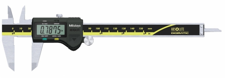 504-500-196-30 Series 500 Standard Type Digimatic Calipers With Thumb Roller, 0-6 In.