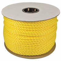 811-350100-00600-r0309 Polypropylene Rope - 0.28 In. X 600 Ft.,yellow