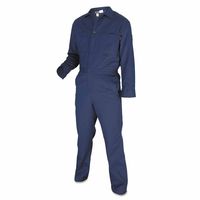 River City 611-cc1b54 Flame Resistant Contractor Coverall, Royal Blue, 54