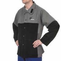 283-38-4350xl Welding Jacket, Xtra Large, Flame Retardant Cotton