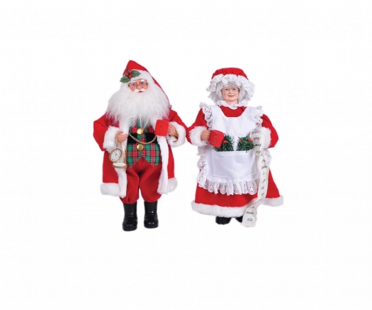 Santasworkshop 6517 15 In. Mr. And Mrs. Claus