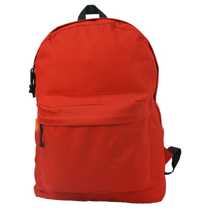 Lm198 Red 16 In. 600d Polyester Standard Backpack