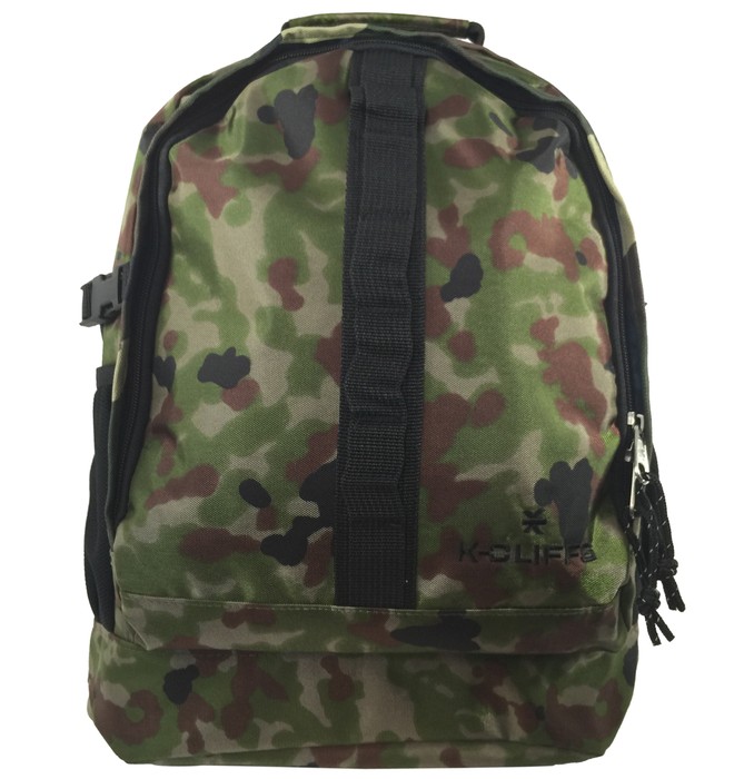 Bbp1137 Camo 420d High Density Nylon Backpack, 17.5 X 12 X 6 In.