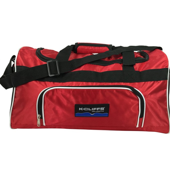 Bbp1142 Red 420d Dobby Sport Duffel Bag