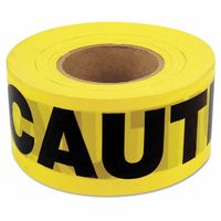 C.h. Hanson 337-16000 Standard Grade Barricade Tape, 3 In. X 1000 Ft., Caution Caution, Yellow, 2 Mil