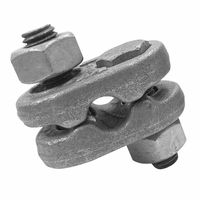490-m2551 Mid-grip Wire Rope Clip, 0.63 In., Galvanized Forged Steel