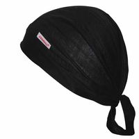 118-1000e-blk Single Sided Cap, Cotton, One Size Fits Most, Black
