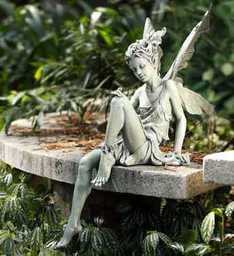Napco 19961 Garden Sitting Fairy