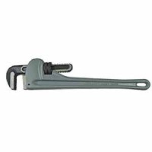 103-01-614 Ridgid Aluminum Straight Pipe Wrench, 14 In. Long, 2 In. Jaw Capacity