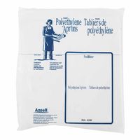 012-56-210-28x55 Disposable Polyethylene Aprons, 28 X 55 In., White