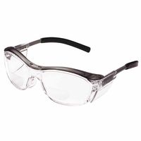 Nuvo Reader Protective Eyewear, Clear Lens, Gray Frame