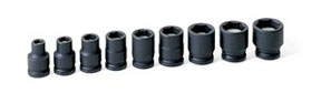 Gry-1209g Drive Standard Length Magnetic Impact Socket Set - 0.37 In.