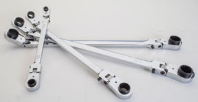 Ezr-wr4sl Sae Locking Flex Head Wrench Set